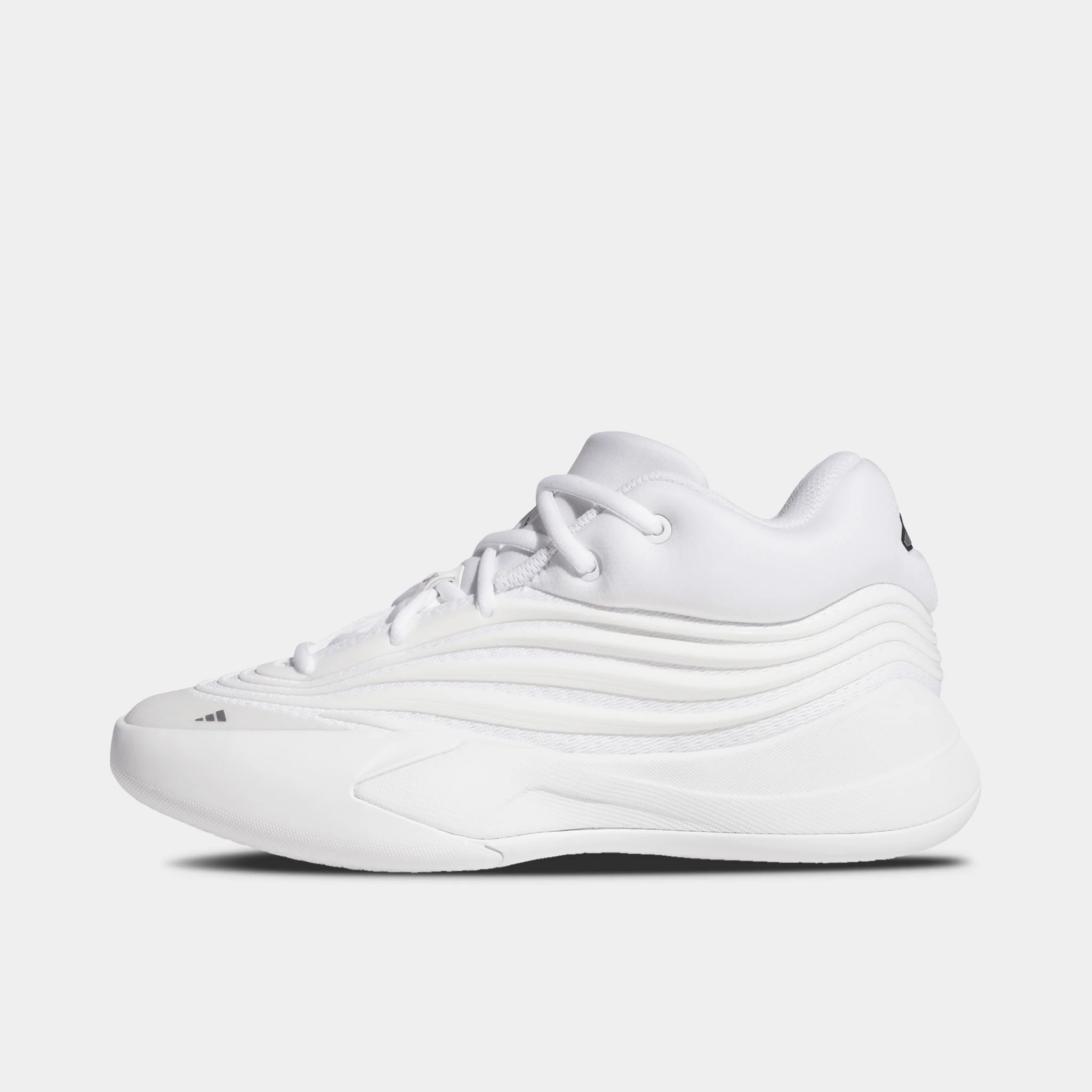 adidas Juniors' Dame X White / Zero Metallic - Silver Metallic