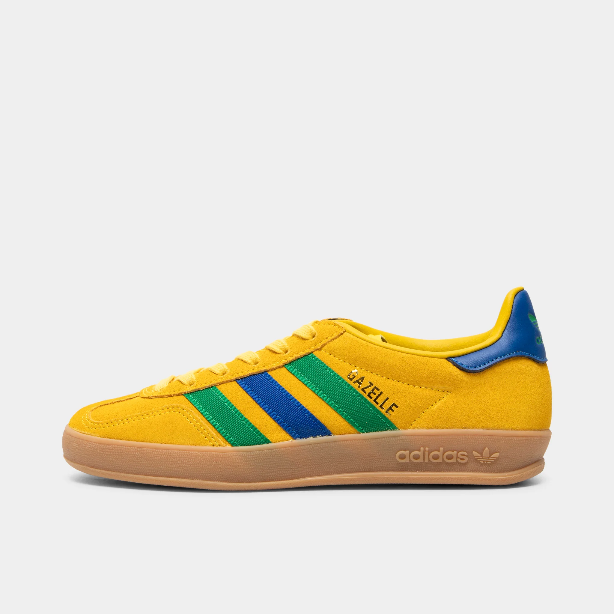 adidas Juniors' Gazelle Indoor Equipment Yellow / Collegiate Royal - Green