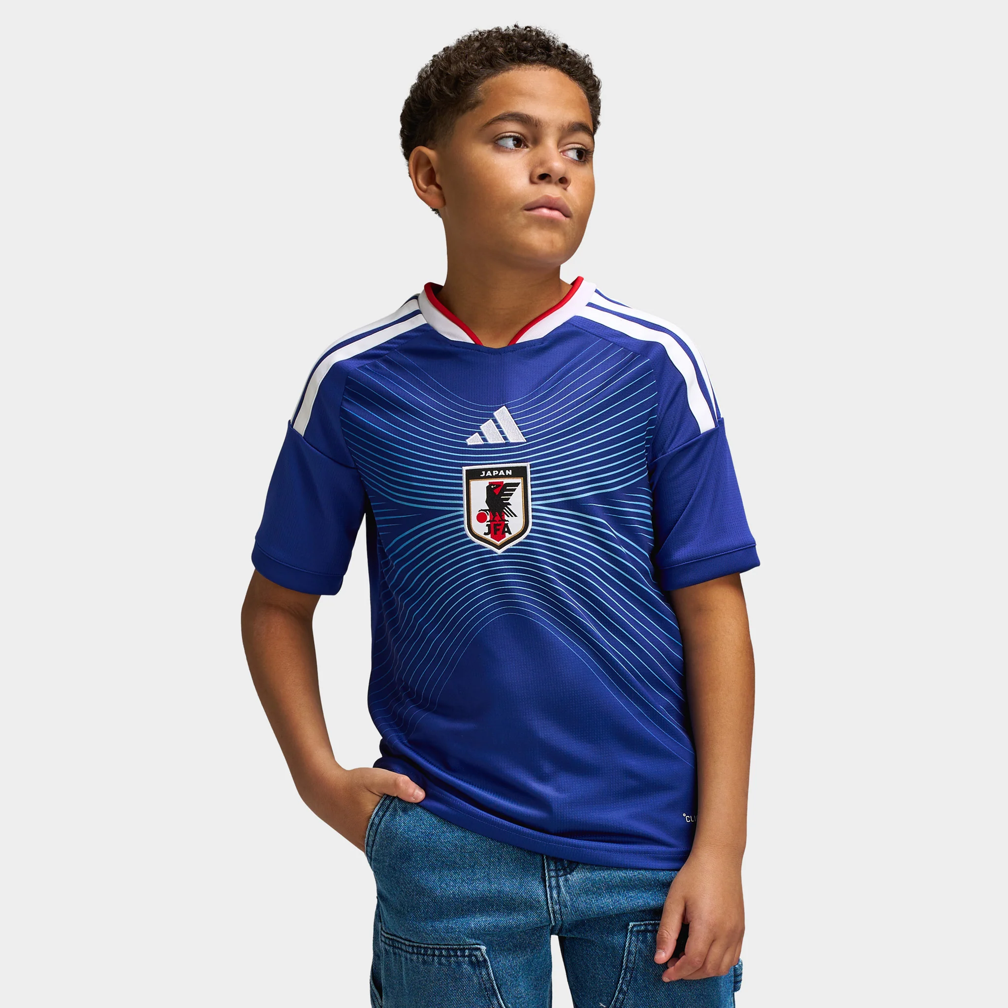 adidas Juniors' Japan Replica Home Jersey / Navy Blue