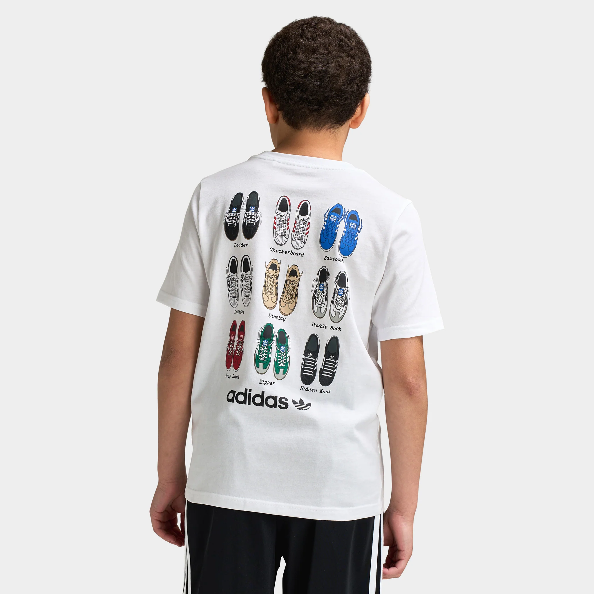 adidas Juniors' Lace 101 Tee / White