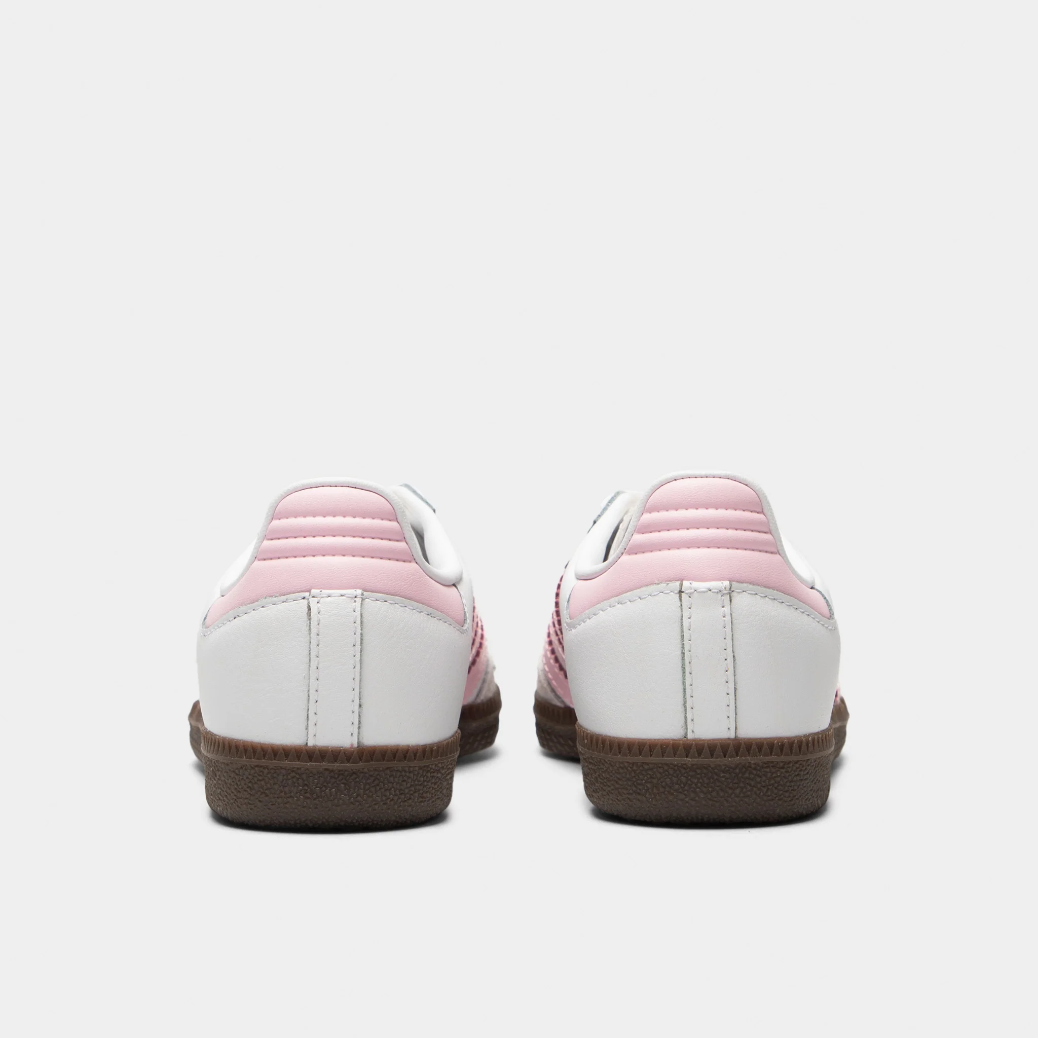 adidas Juniors' Samba OG White / Cloud Pink - Gum - Image 4