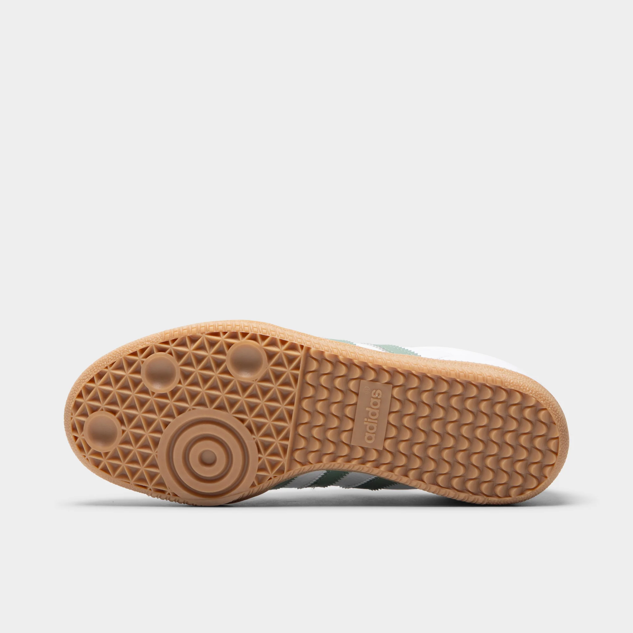 adidas Juniors' Samba OG Footwear White / Silver Green - Gum - Image 6