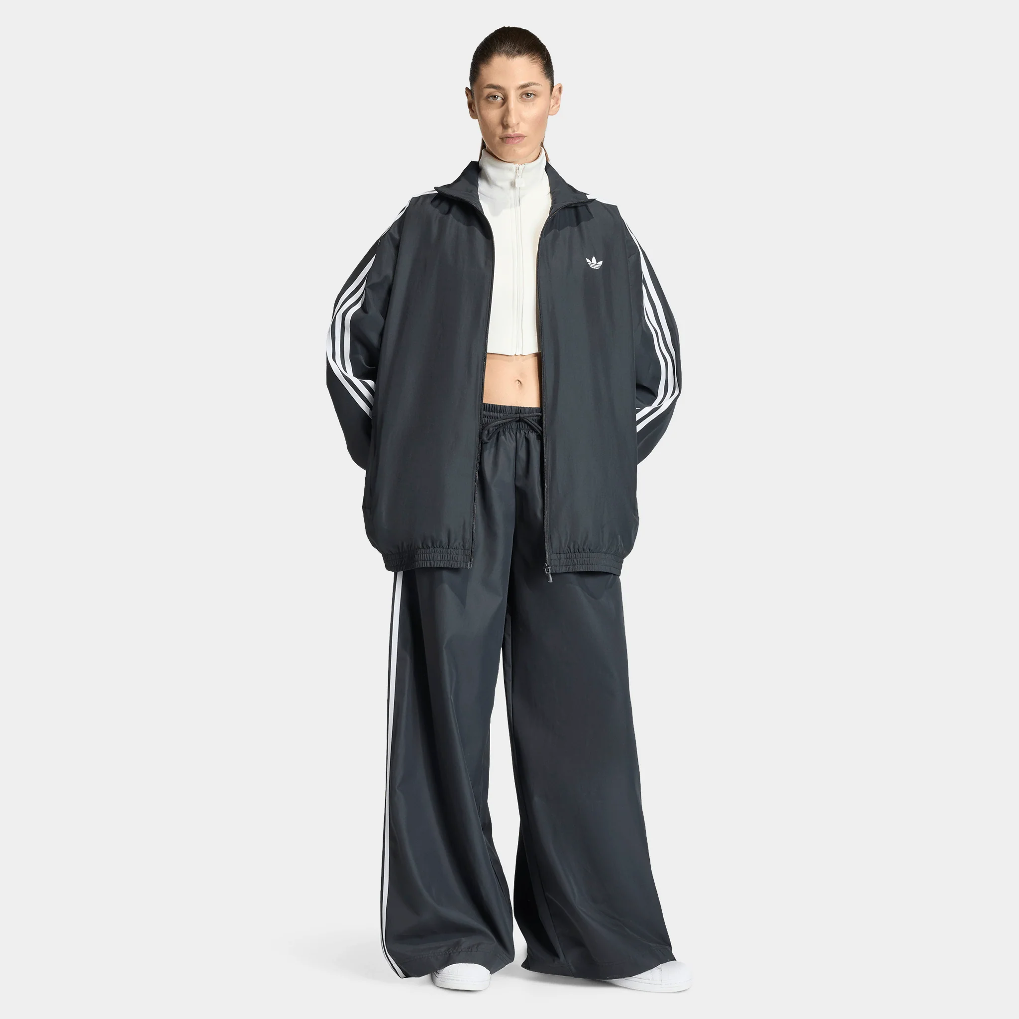 Adidas Women's Firebird Adilenium Track Pant Black / White - Image 5