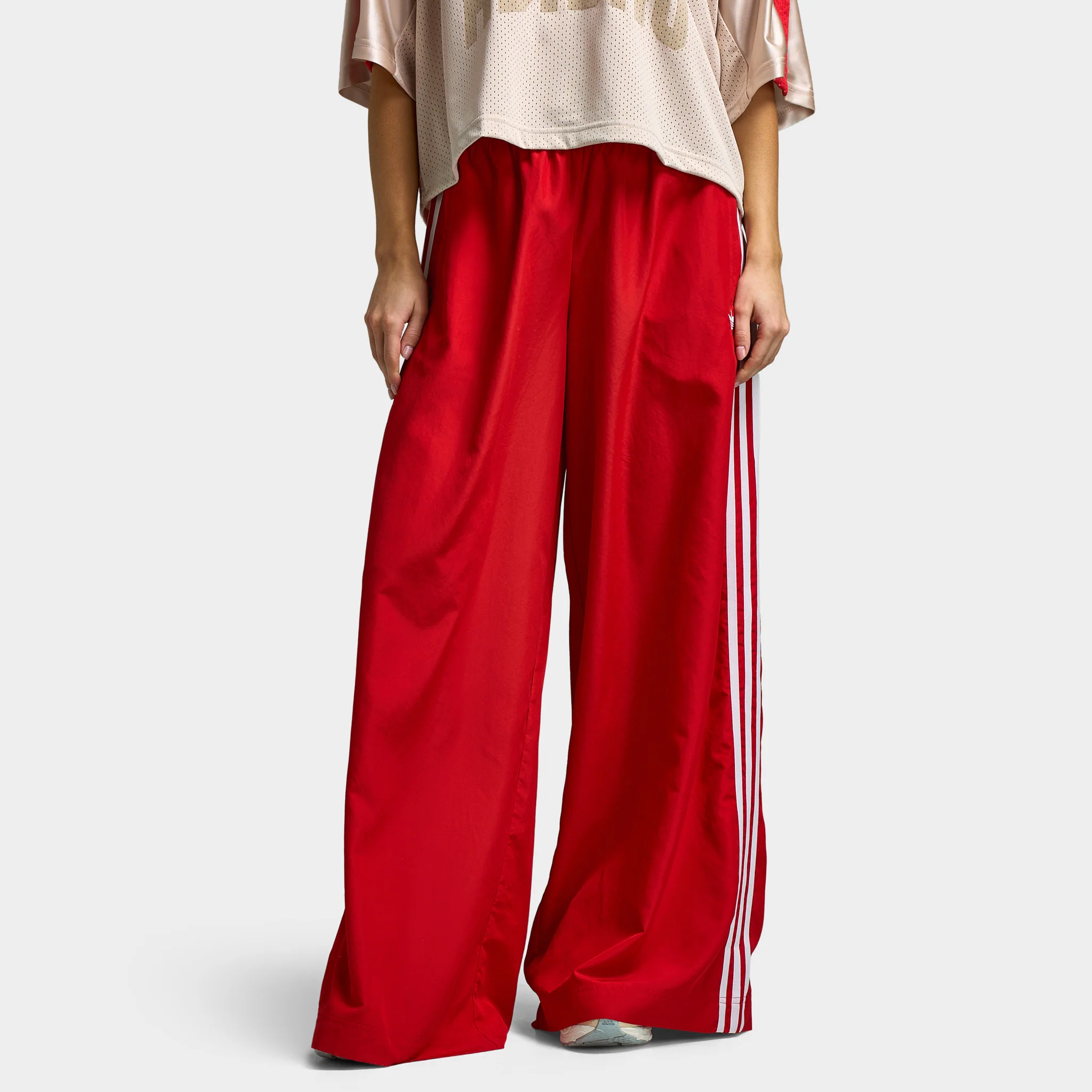 adidas Women's Firebird Adilenium Track Pants Better Scarlet / White