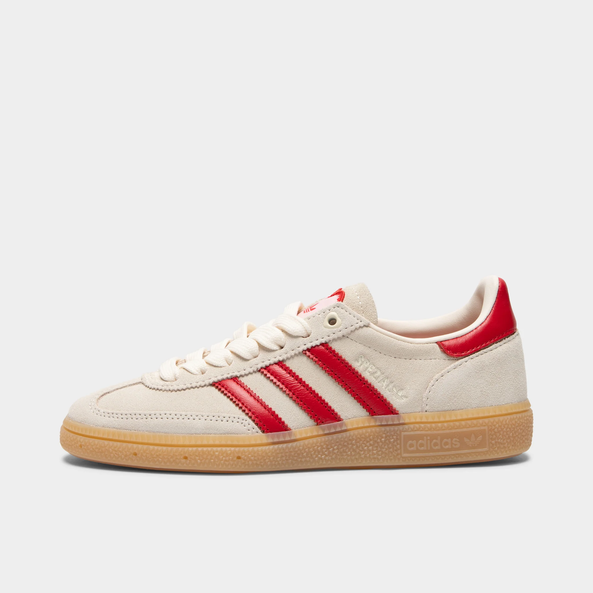 adidas Women's Handball Spezial Cream White / Better Scarlet - Sandy Pink