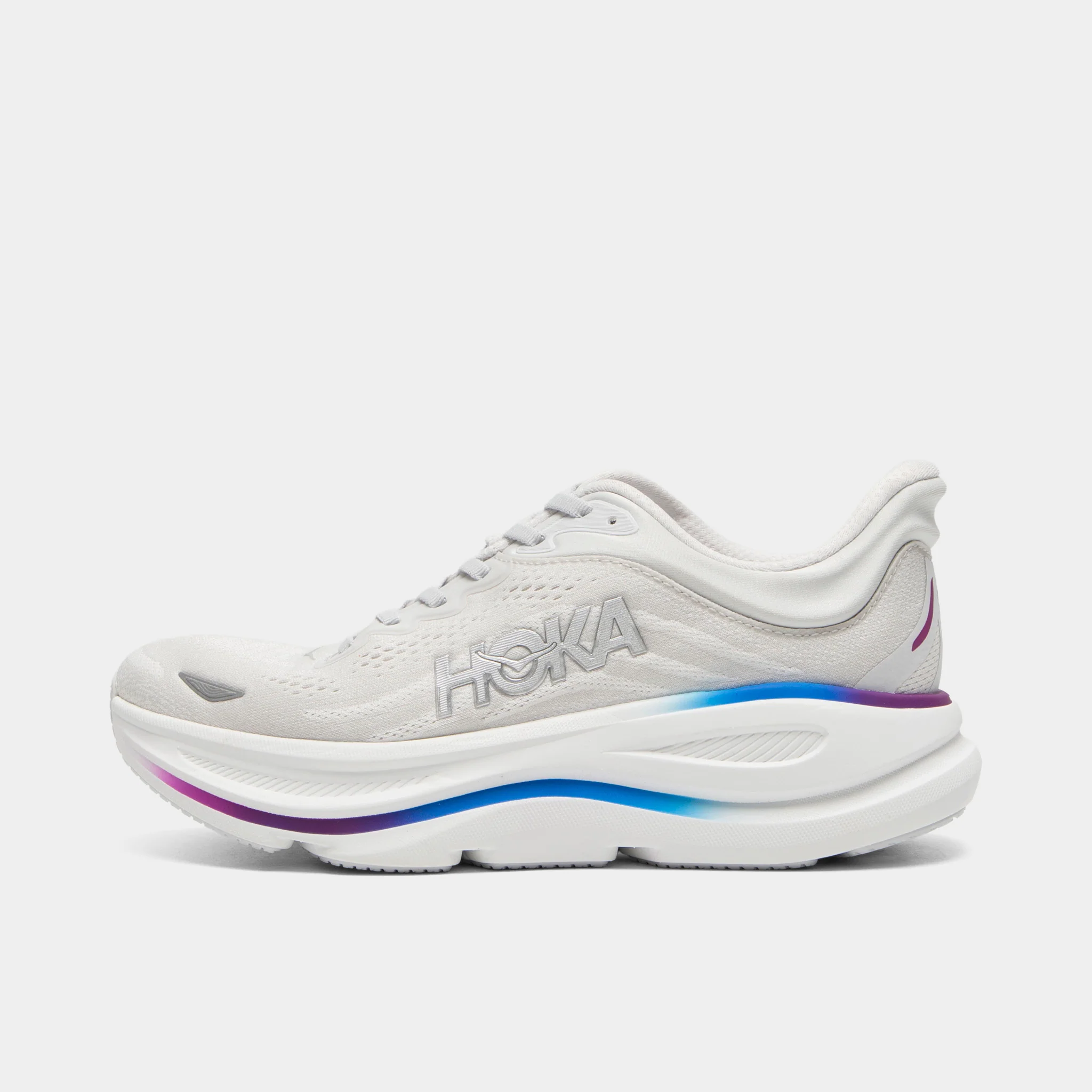 HOKA Women's Bondi 9 Cosmic Grey /  White