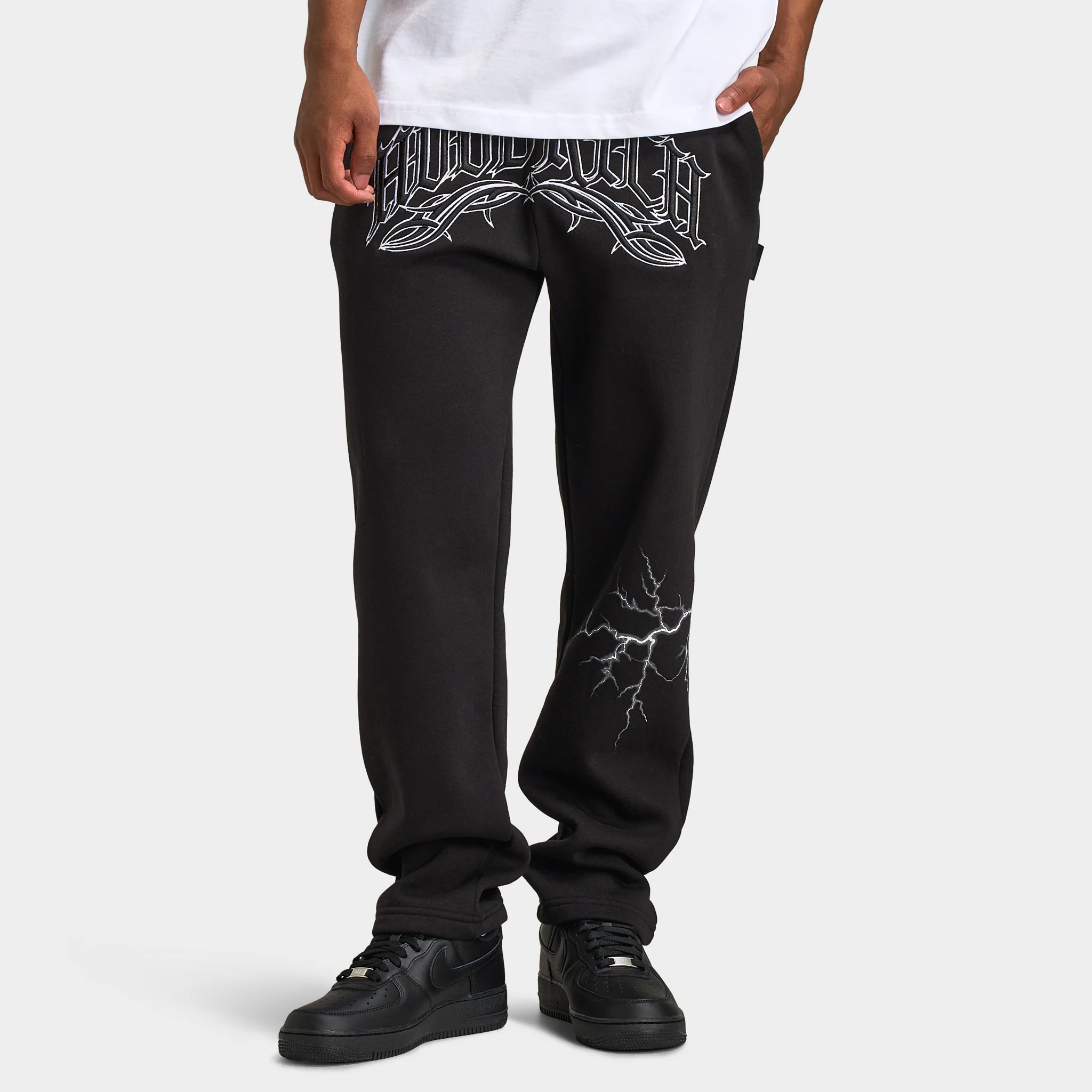 Hoodrich Dark Open Hem Jogger / Black