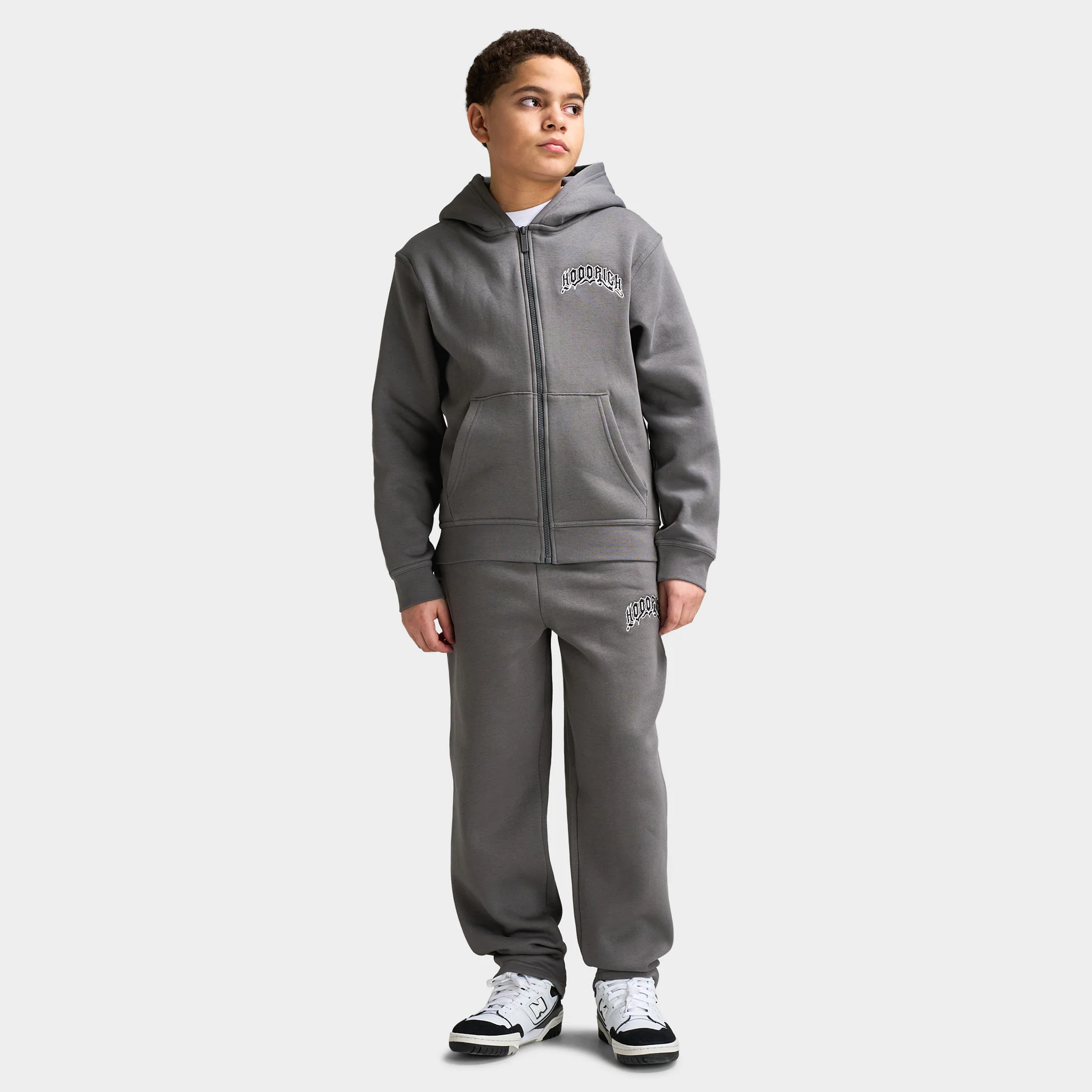 Hoodrich Juniors' Ritual Regular Open Hem Jogger Smoke Lava / White - Black - Image 6