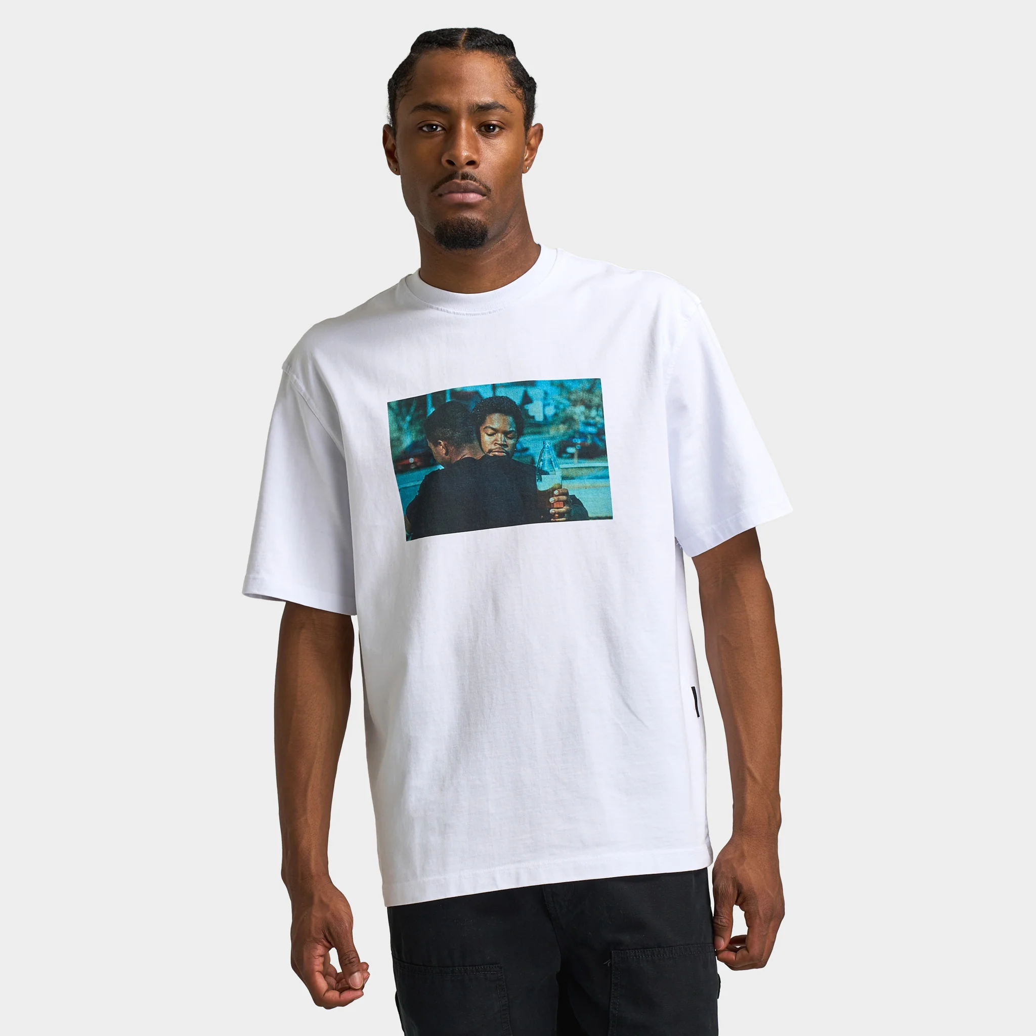 Hoodrich Grit Print T-shirt / Black