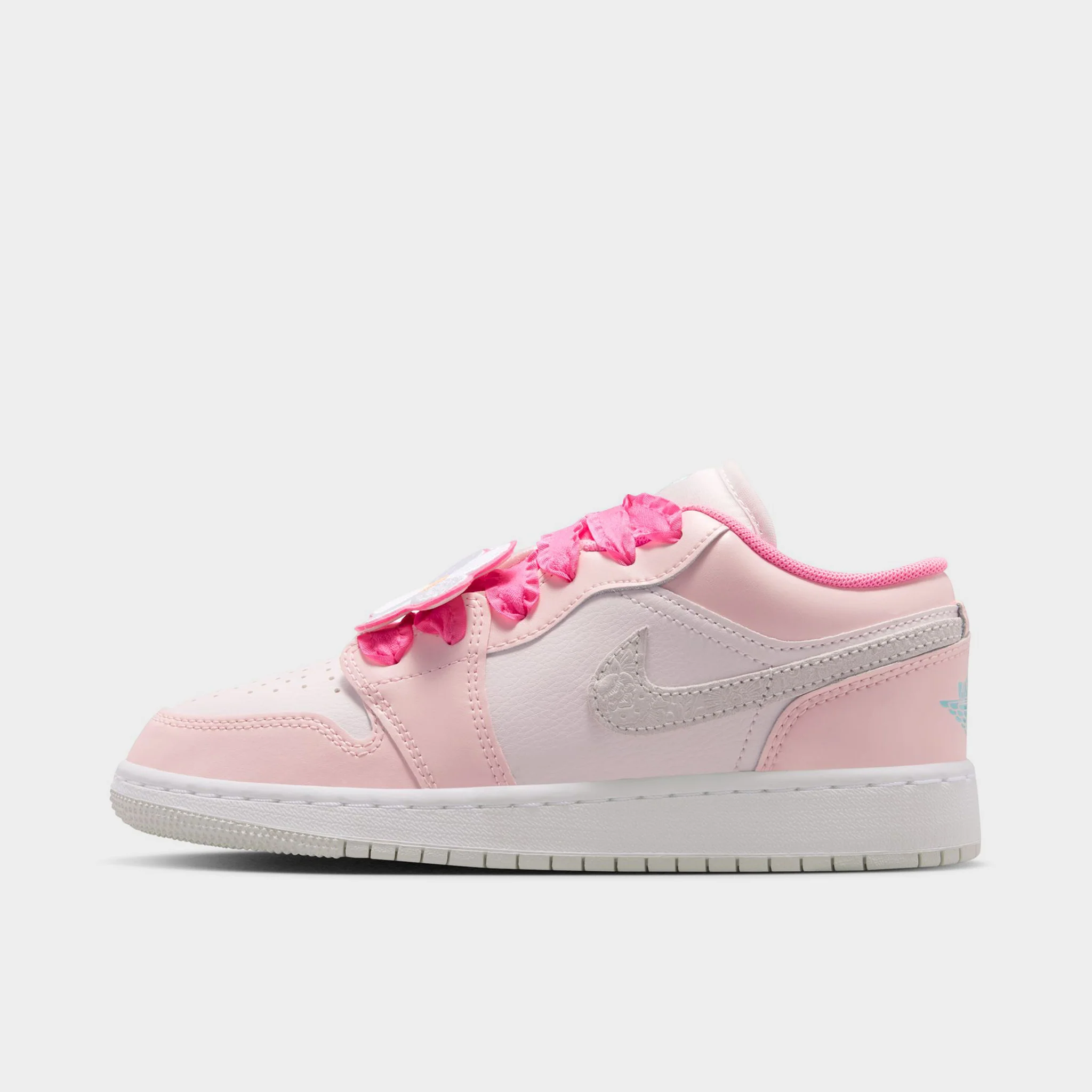 Jordan 1 Low SE GS Pink Bloom / Pink Glow - Pearl Pink
