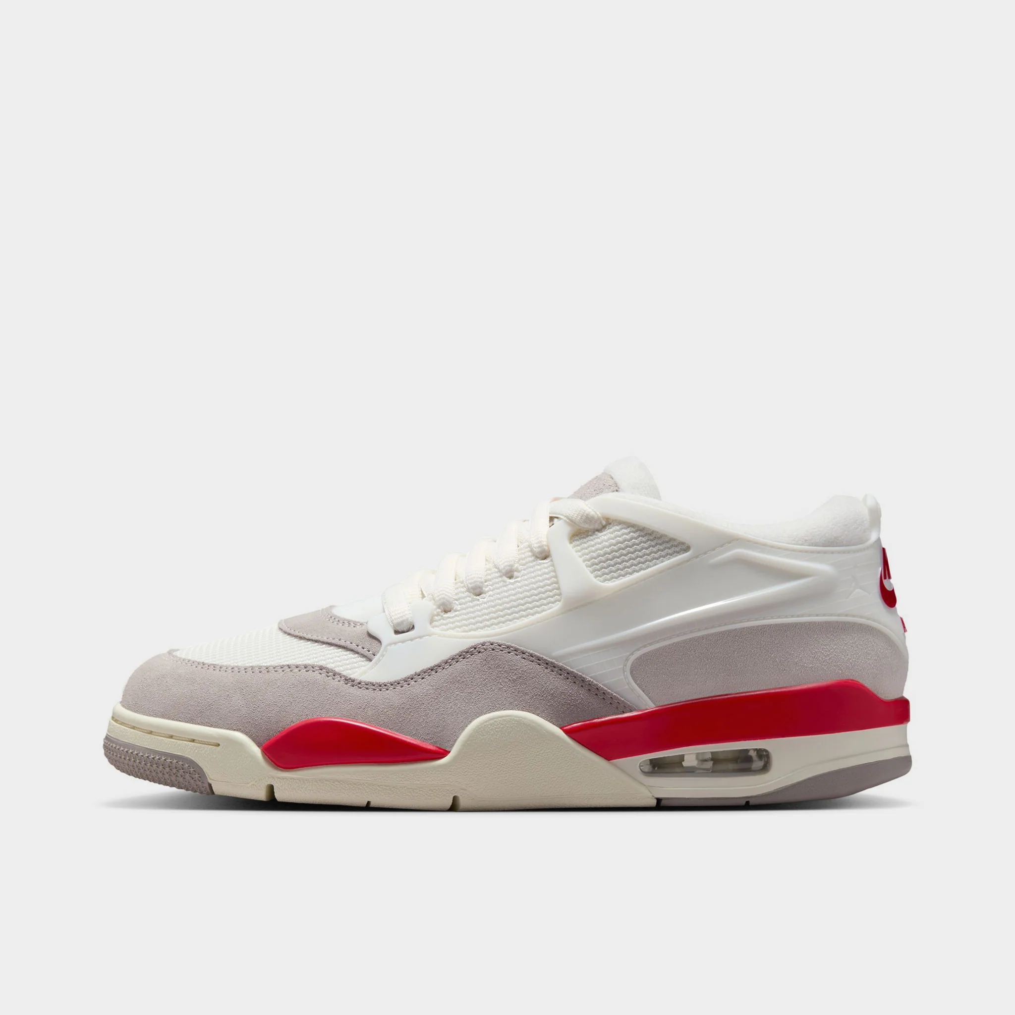 Jordan 4 RM Sail / Fire Red - College Grey - Coconut Milk
