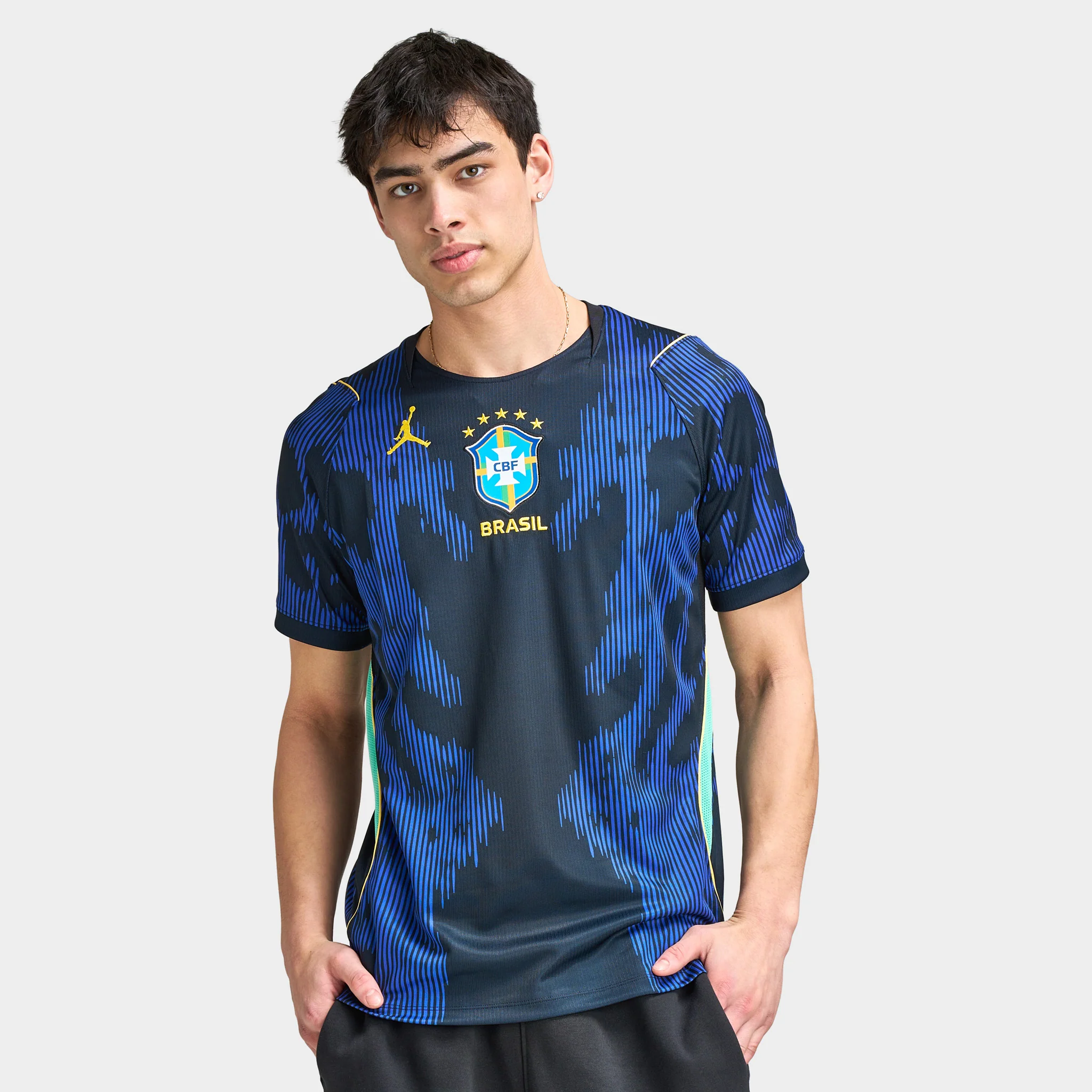 Jordan Brasil 2026 Away Replica Jersey Old Royal / black