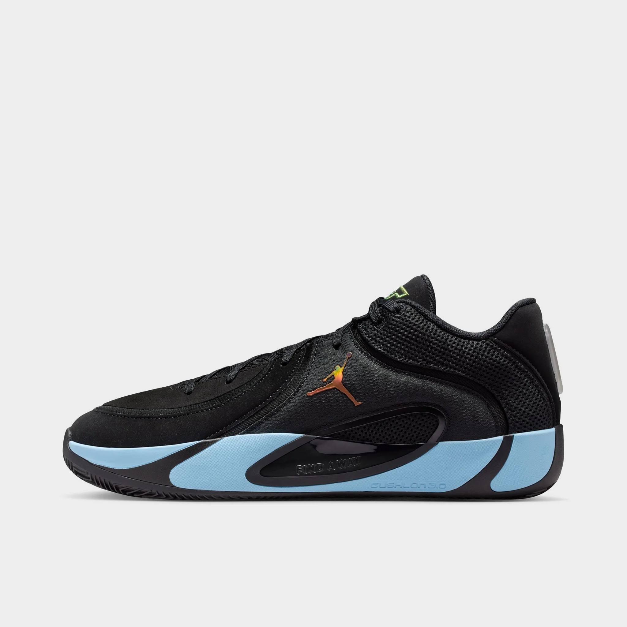 Jordan Tatum 4 Black / Ice Blue