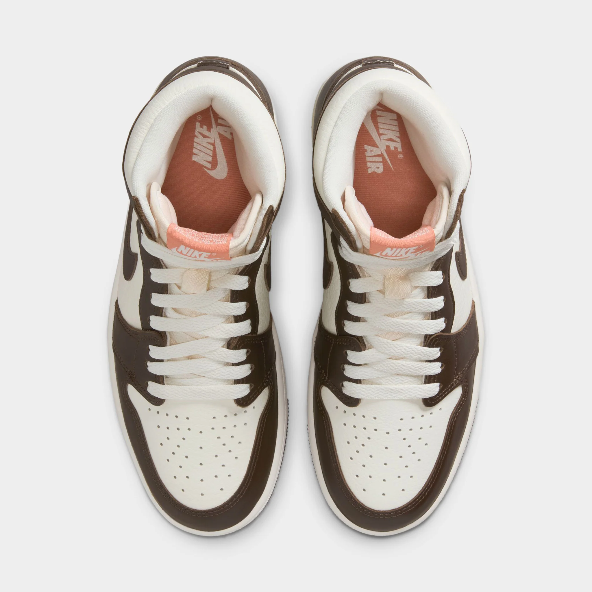 Jordan Women's 1 Retro High OG Baroque Brown / Sail - Light Madder Root - Image 5