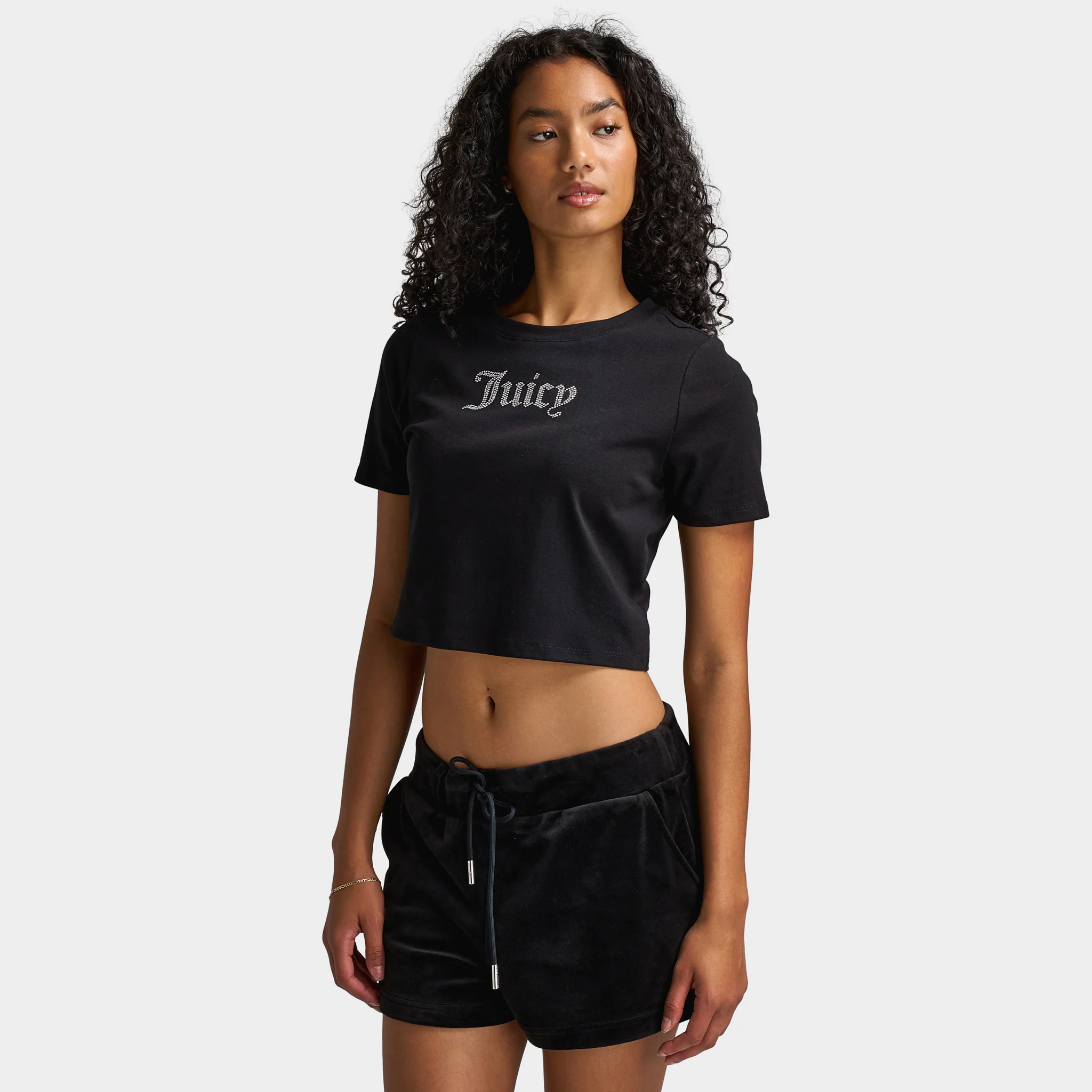Juicy Couture Women's Bling Baby Tee / Black