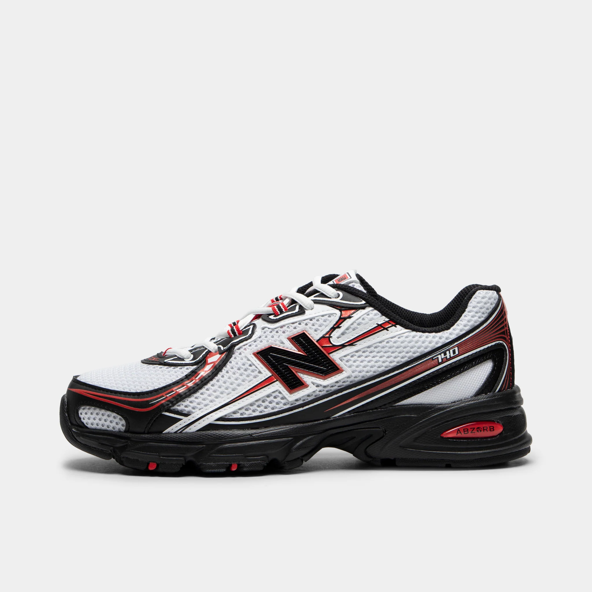 New Balance 740 White / Black - Red