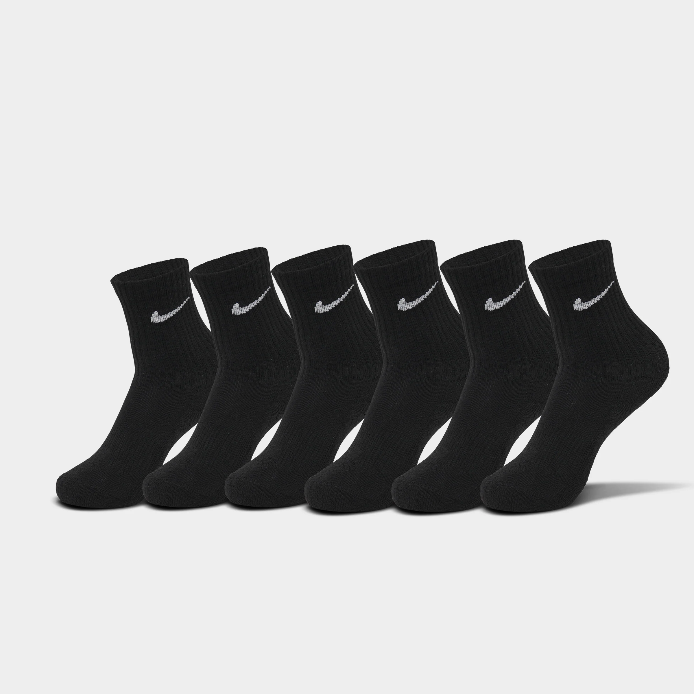 Nike Children's Performance Crew Socks (6 Pack) / Black