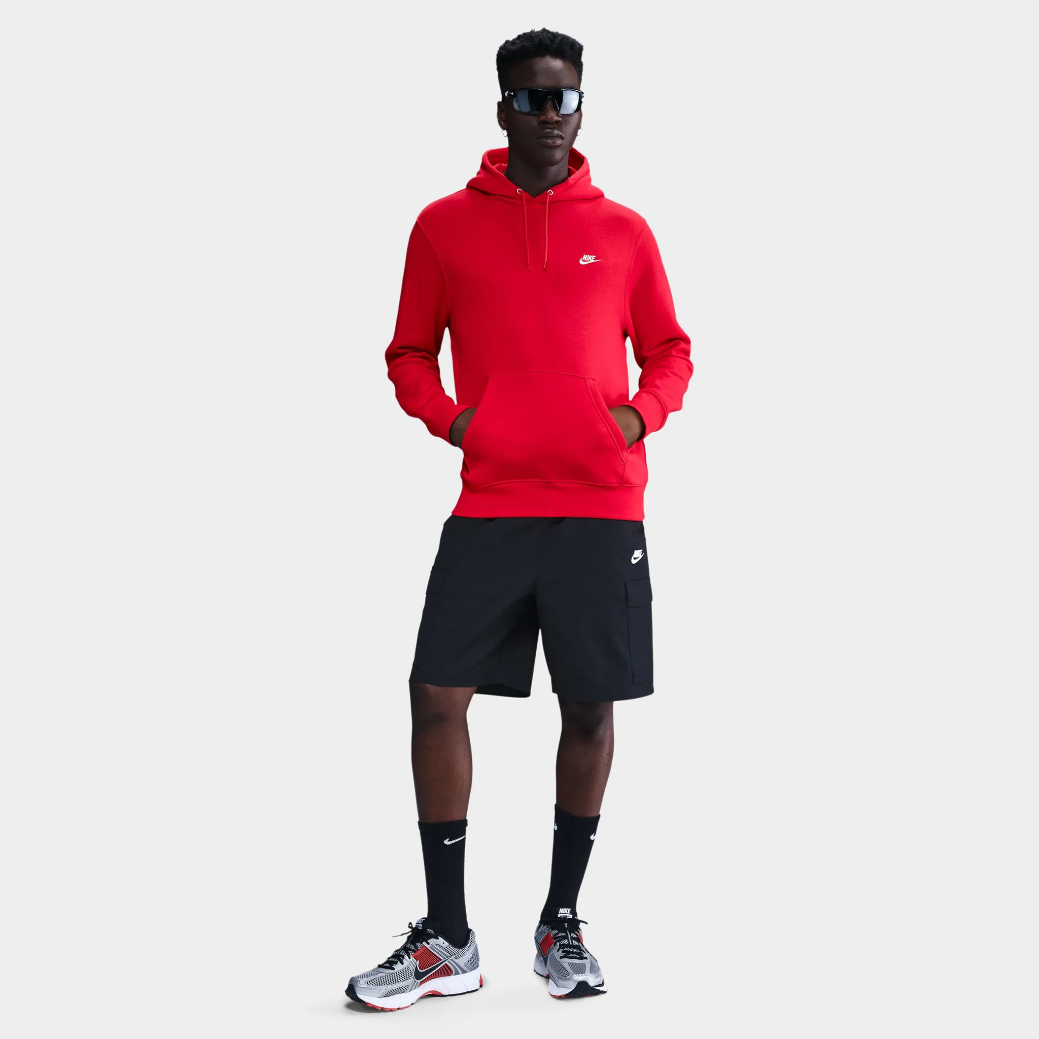 Nike Club Fleece Hoodie / University Red