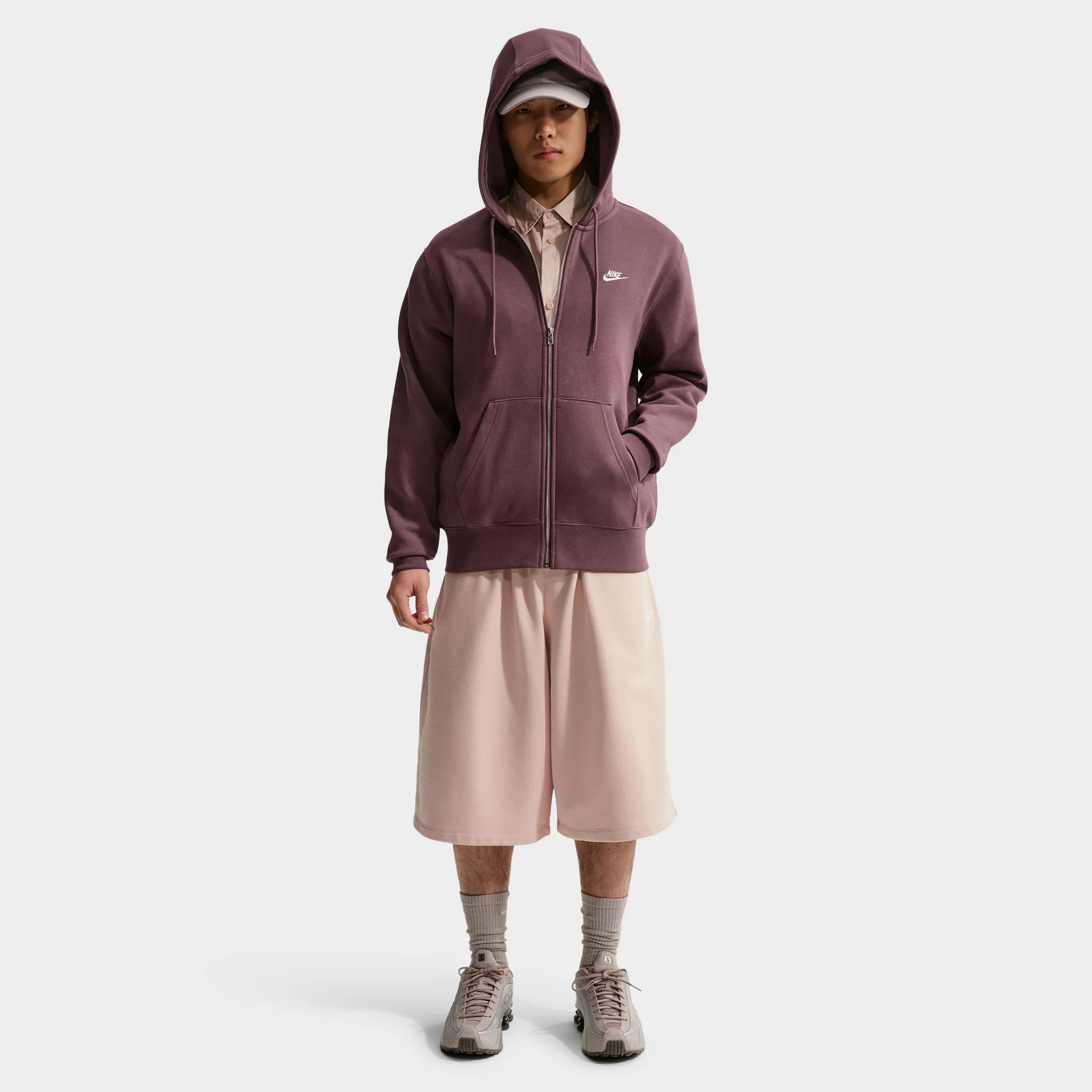 Nike Club Hoodie Tattoo / White