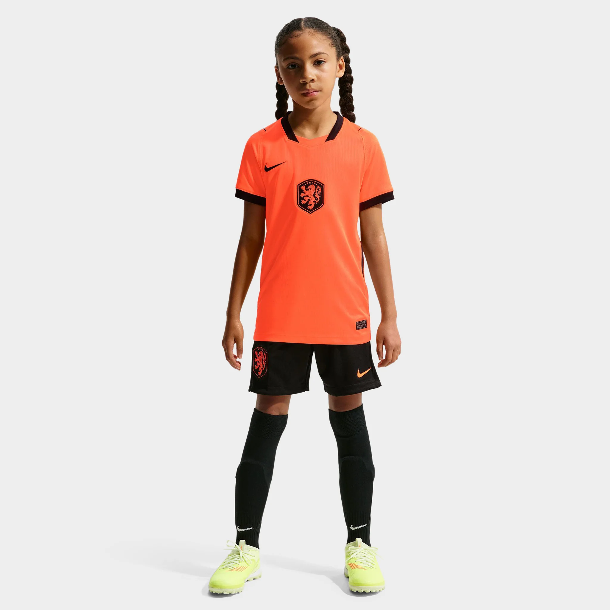 Nike Juniors' Netherlands Home Jersey / Orange