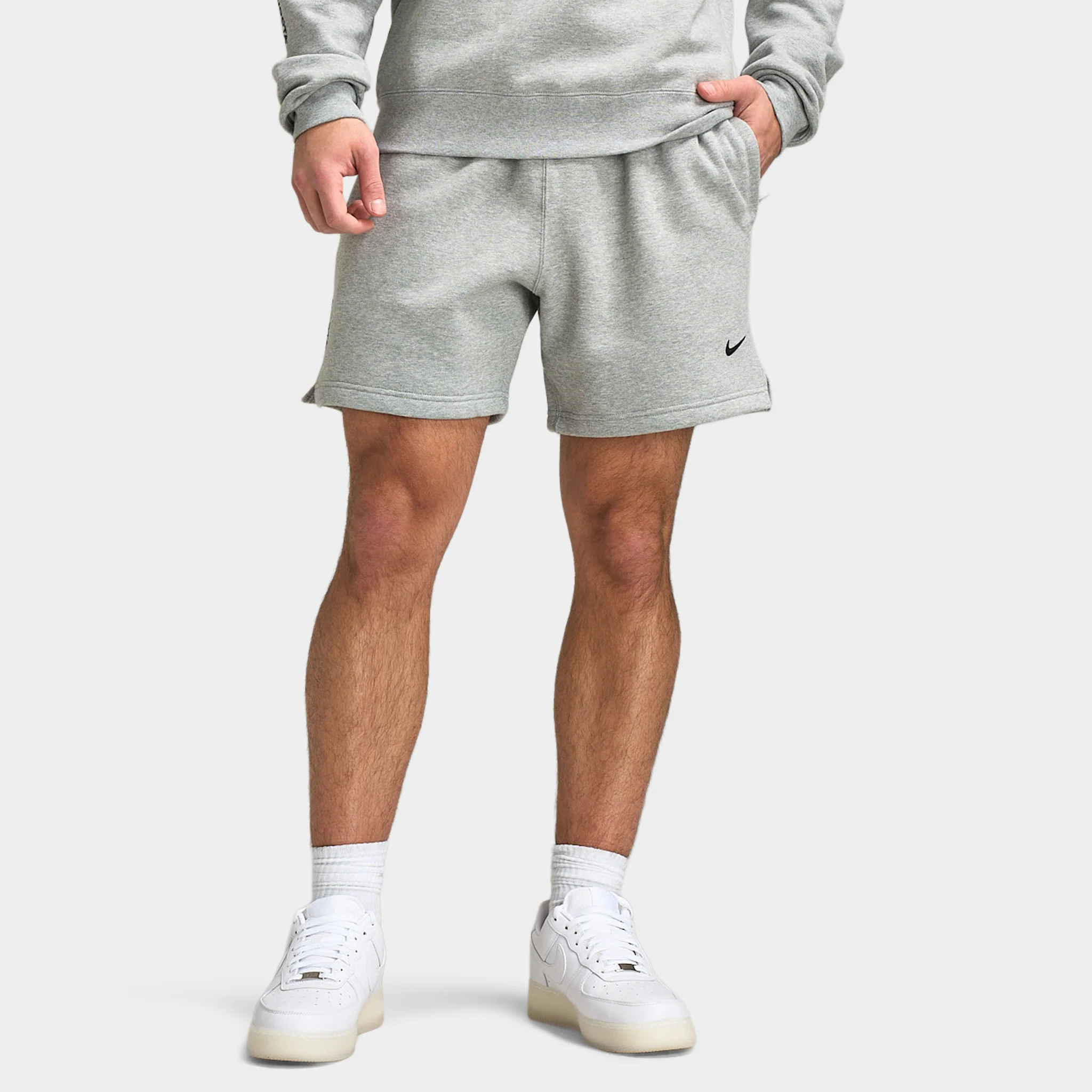 Nike NOCTA Cardinal Fleece Shorts Dark Grey Heather / Black