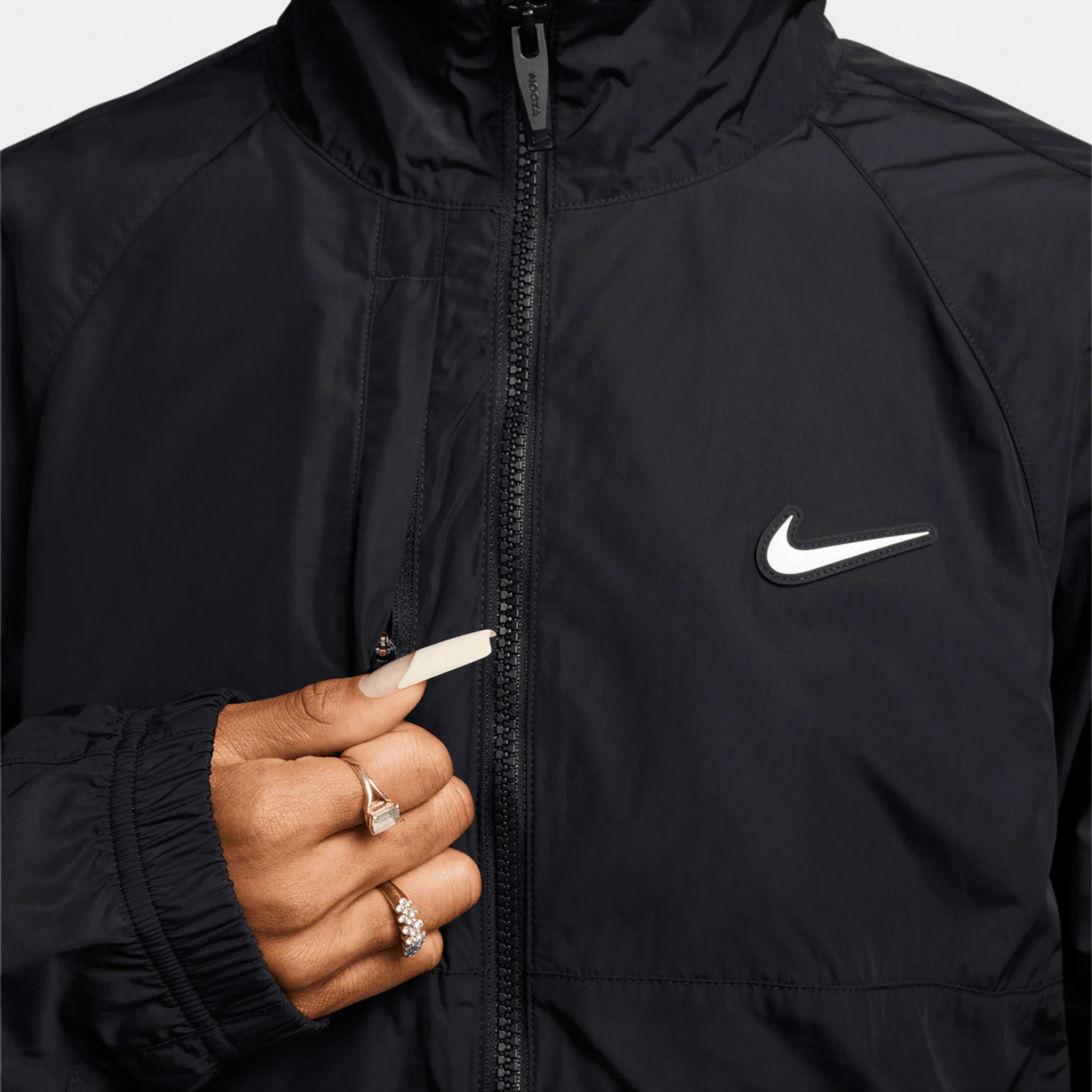 Nike Nocta NRG Cardinal Woven Track Jacket Black / White - Image 12