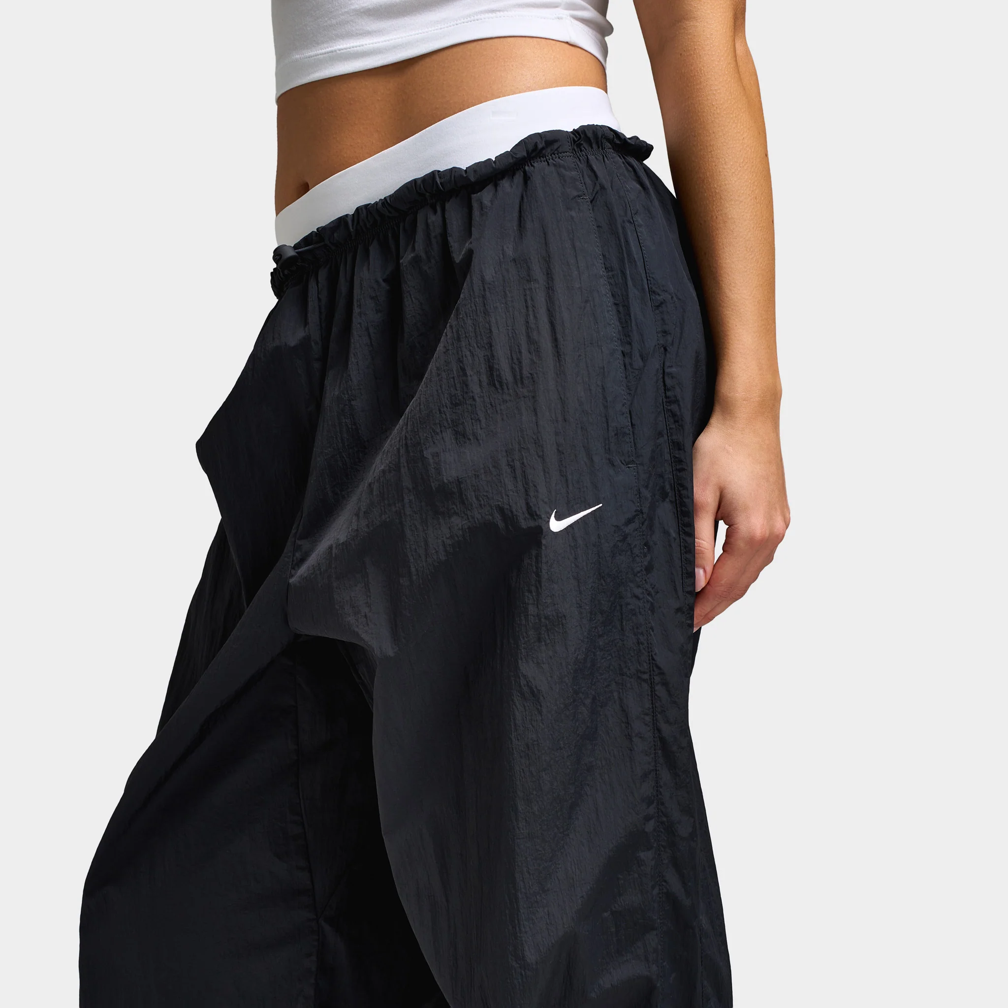 Nike Sportswear Women's Parachute Highrise Pants Black / Chalk - Image 3