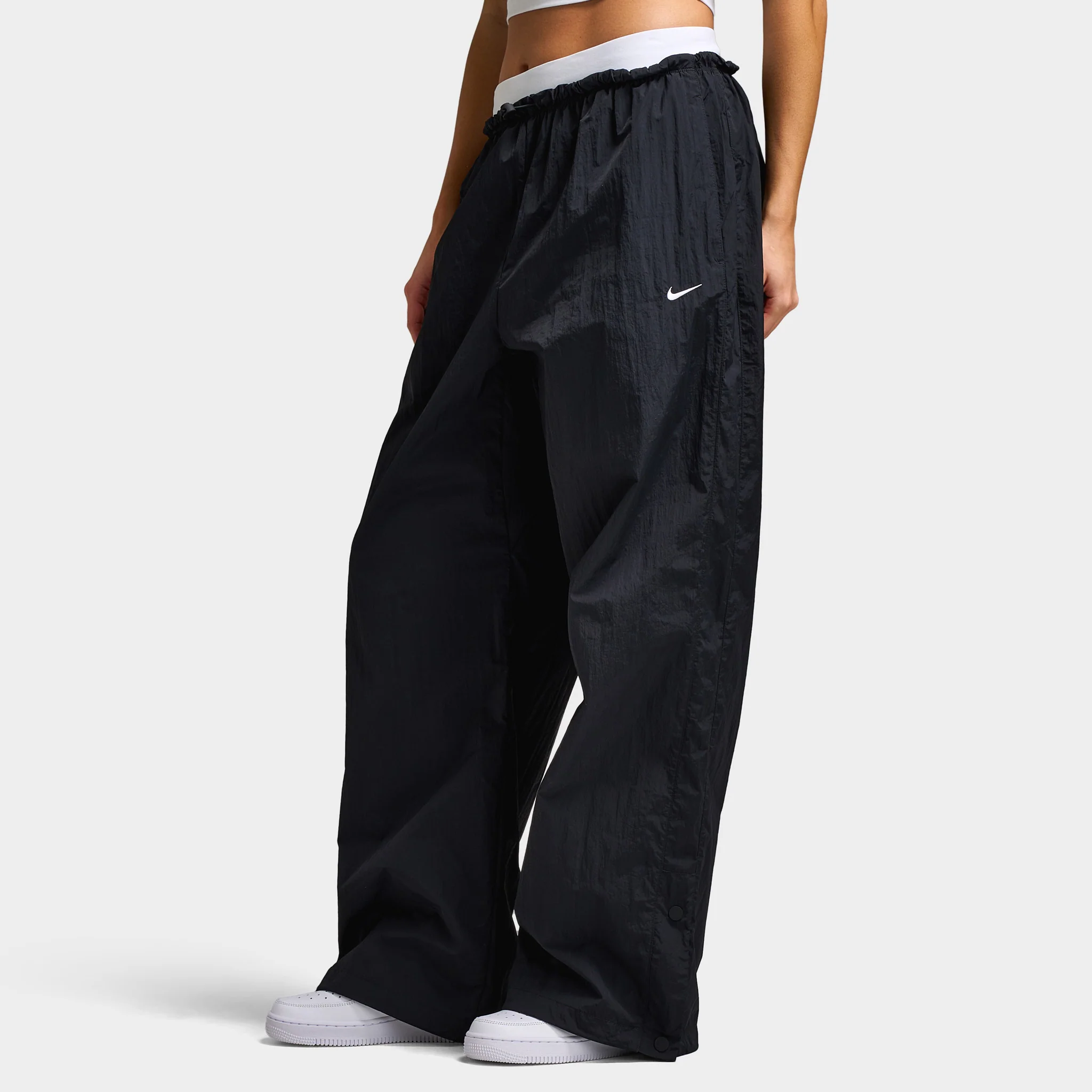 Nike Sportswear Women's Parachute Highrise Pants Black / Chalk - Image 4