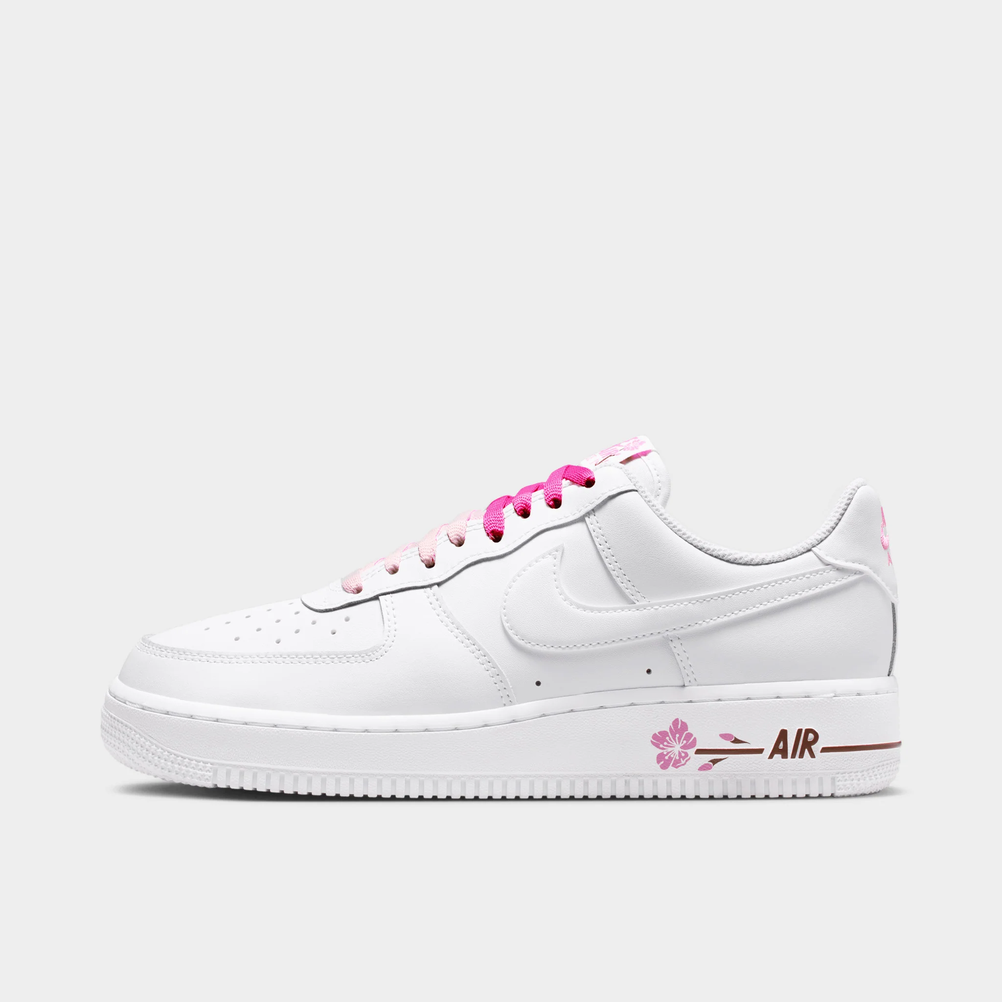 Nike Women's Air Force 1 White / White - Playful Pink