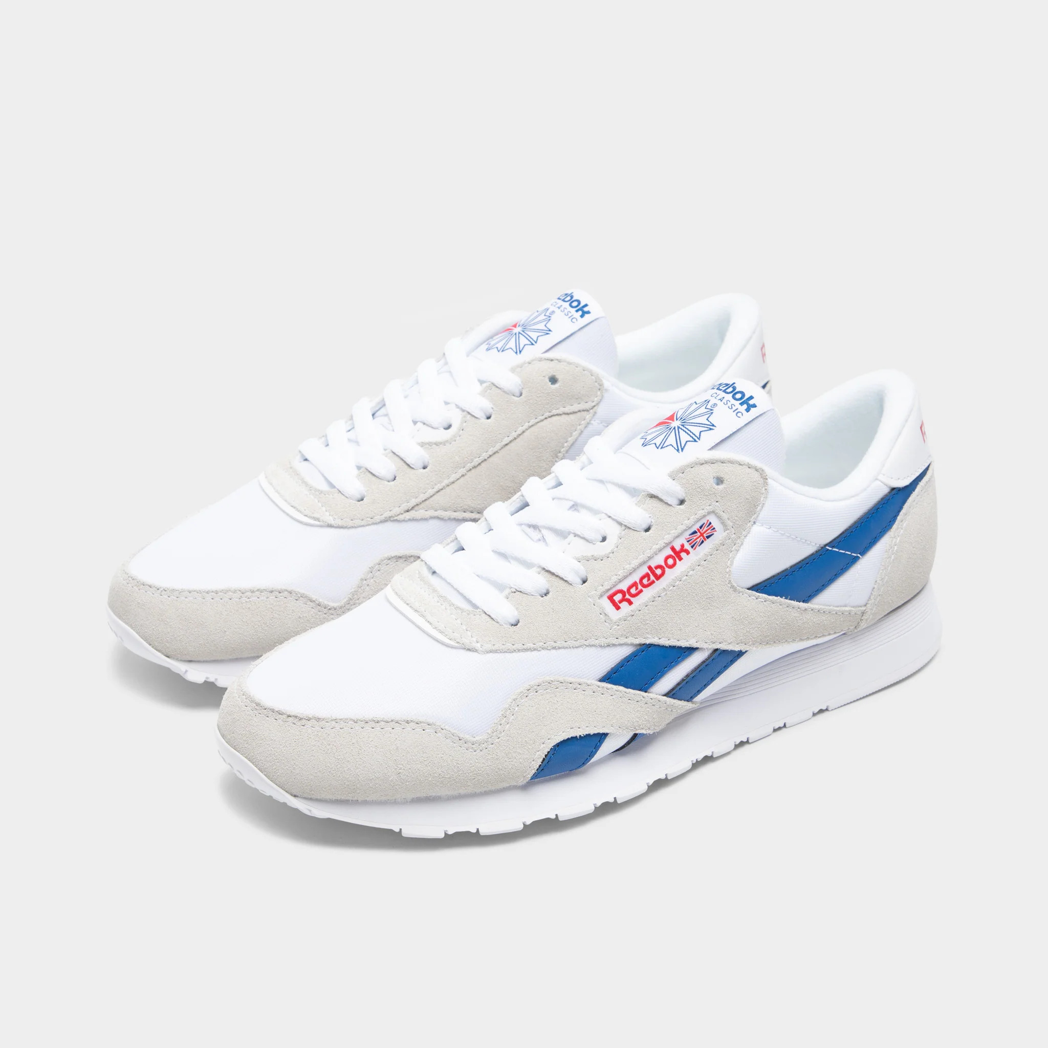 Reebok Classic Nylon White / Vector Blue - Vector Red - Image 2