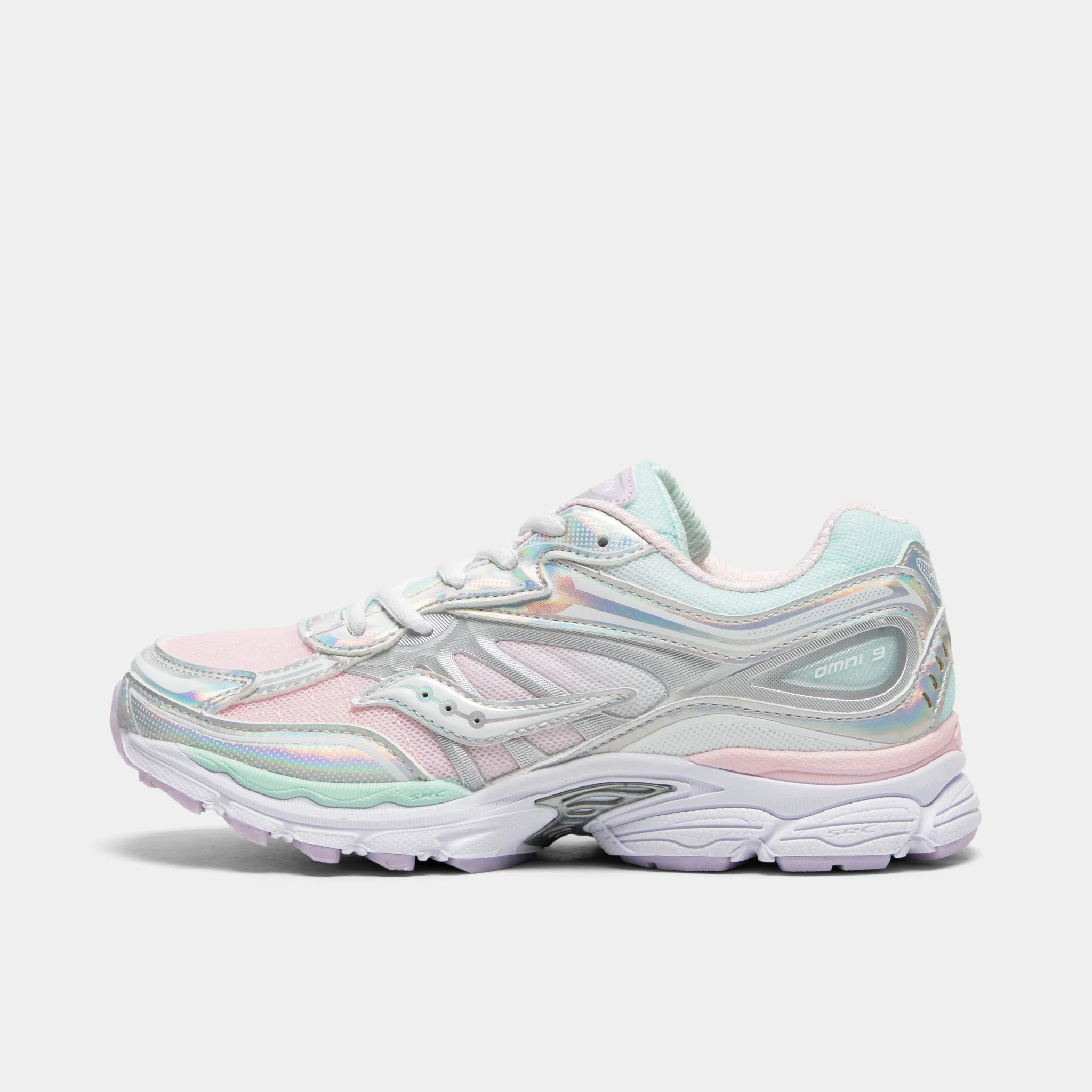 Saucony Juniors' Omni 9 Silver / Multi