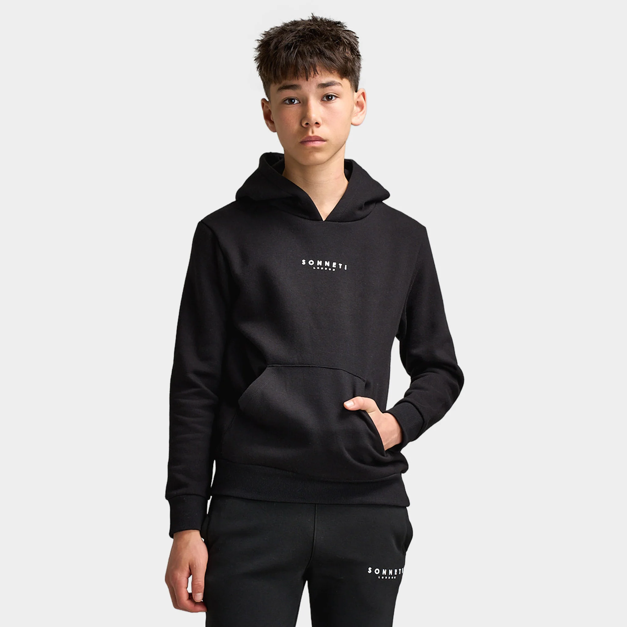 Sonneti Junior Boys' London Hoodie / Black