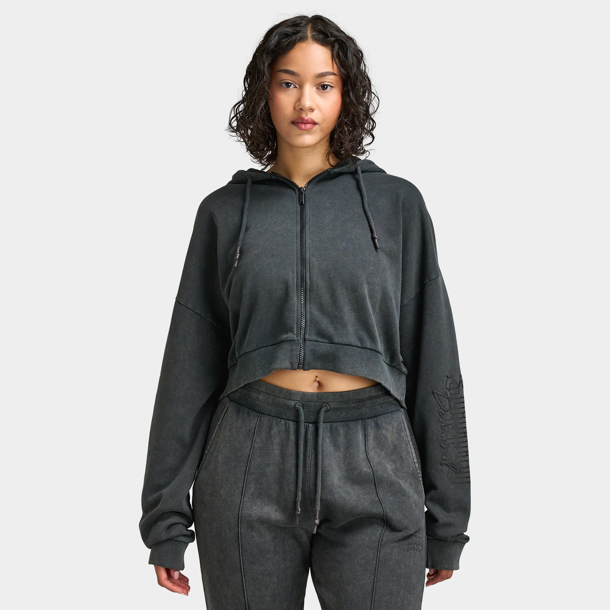 Supply & Demand Women's Monair Boxy Full Zip Hoodie / Grey W