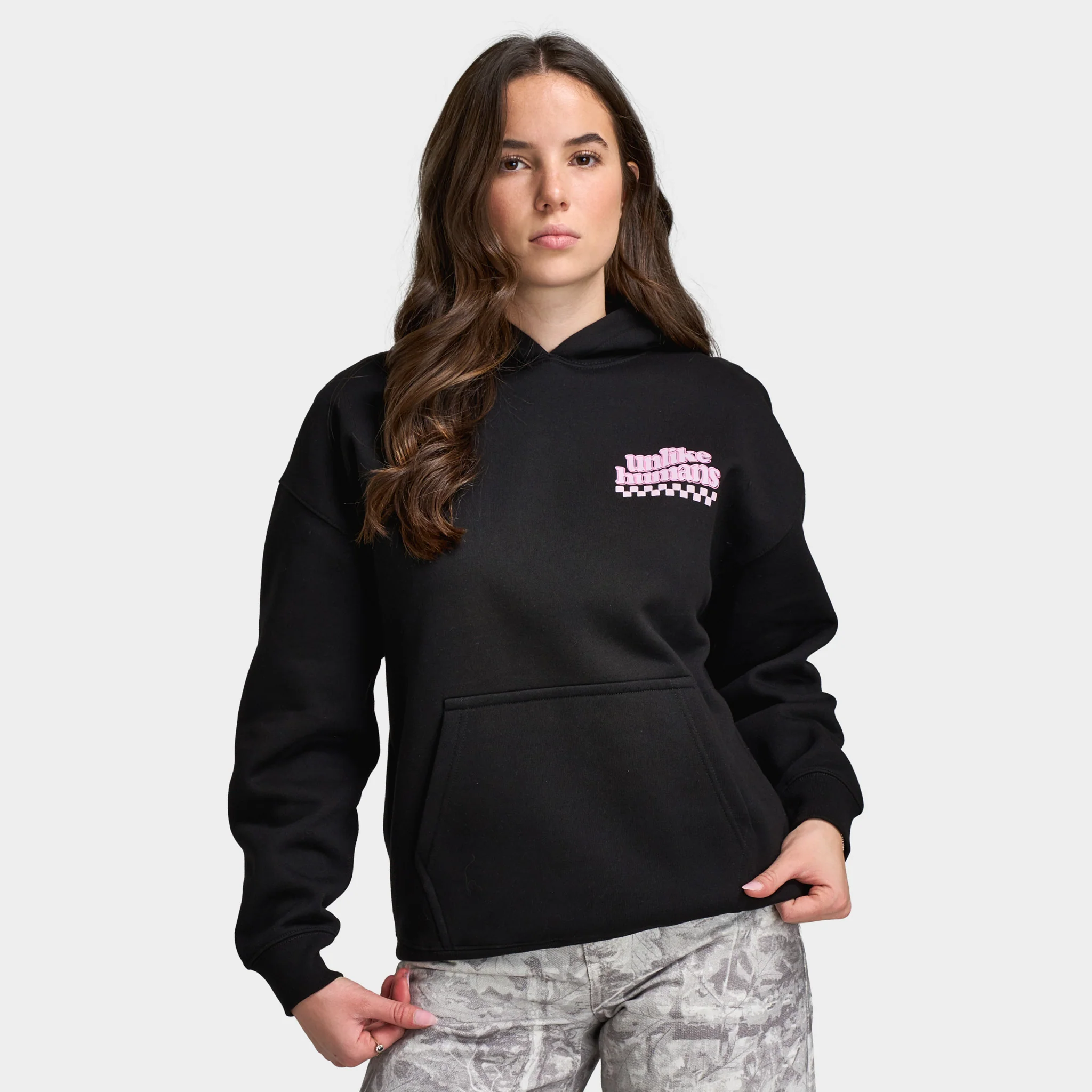 Unlike Humans Women's Cereal Hoodie / Black